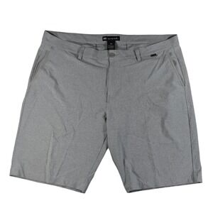 Travis Mathew Sand Harbor Shorts Mens 42 Gray Golf Performance Stretch Wicking